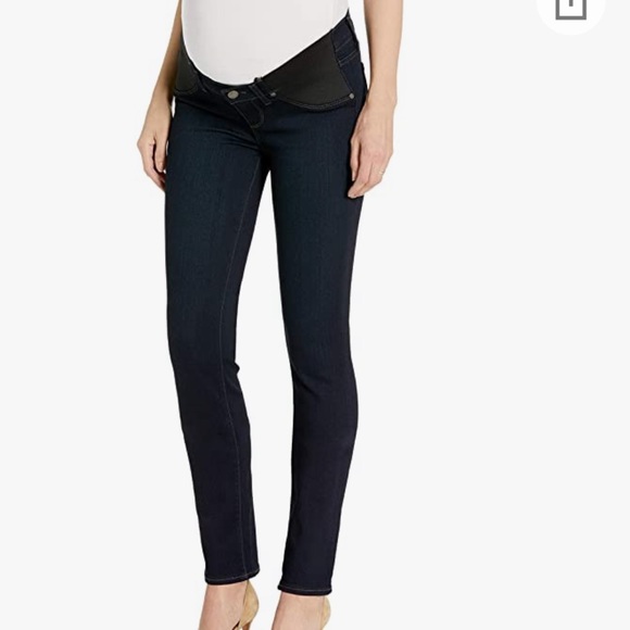 GUC Paige Maternity dark washed Skyline Skinny jeans Sz 30 - Picture 3 of 4